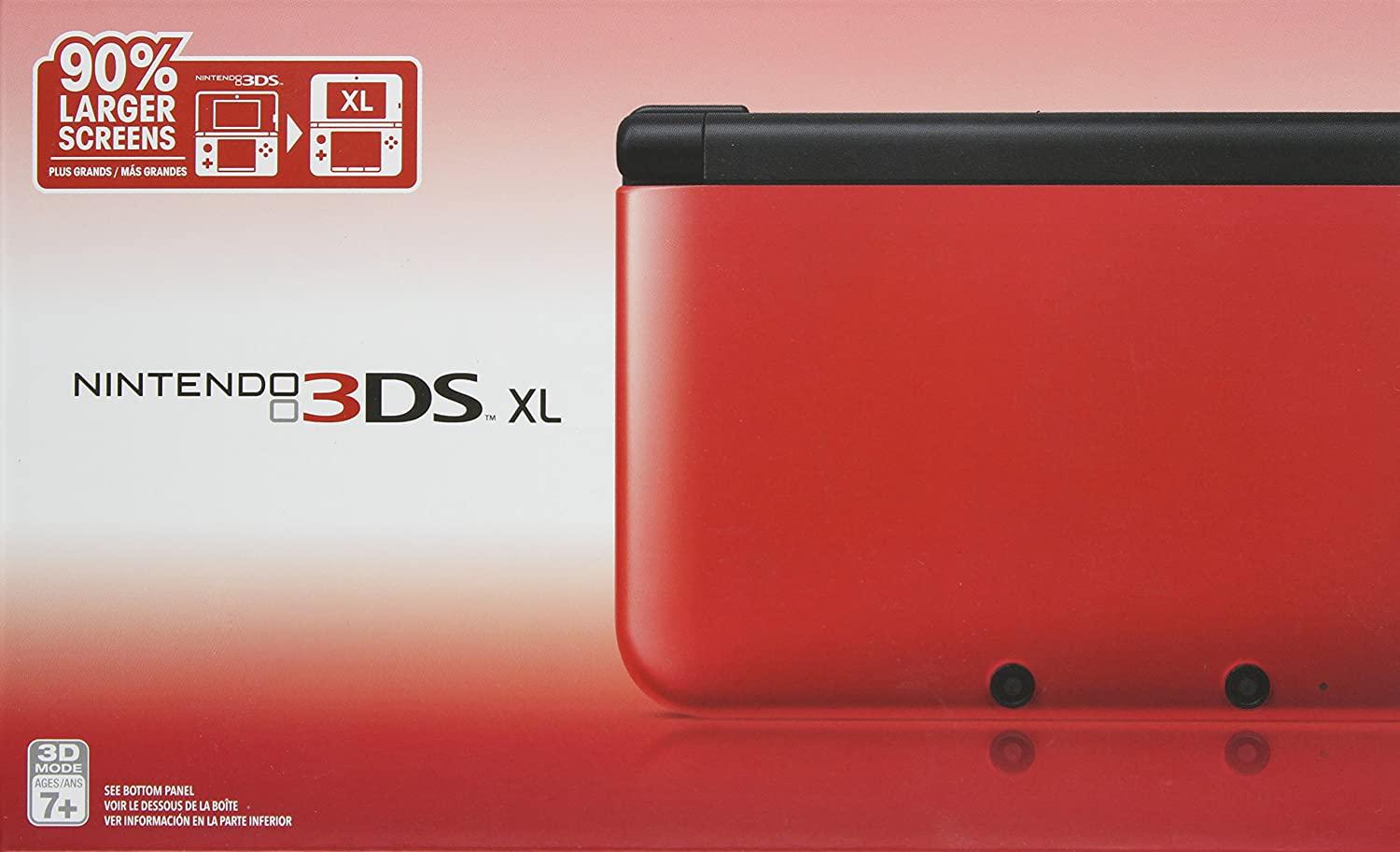 Nintendo 3DS XL Black & Red
